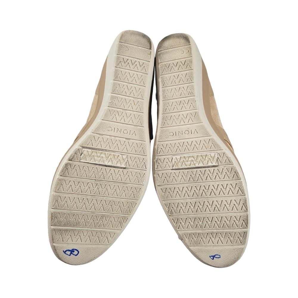 Vionic Women's Beige Suede Loafers - Picture 5 of 7